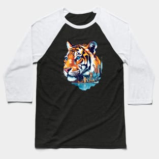 Tiger Beast Animal World Wildlife Beauty Discovery Baseball T-Shirt